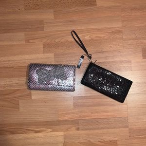 Sparkly Clutch and Wristlet Bundle